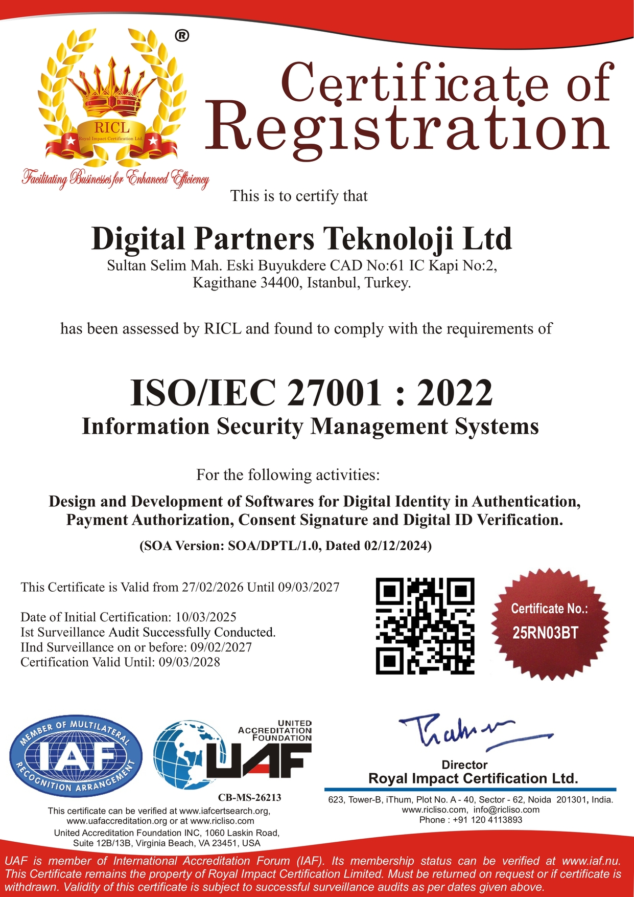 ISO Certification - Turkey